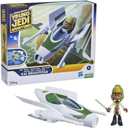 Star Wars Fahrzeug Jedi-Pilot mit Figur und Lichtschwert
