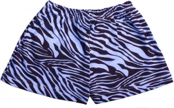 Kinder Shorts New Baby Zebra blau