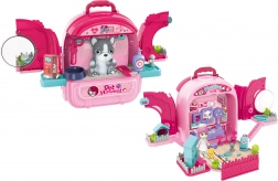 Tierkrankenhaus im Rucksack Hund