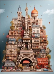 Puzzle Eiffelturm 1000 Teile