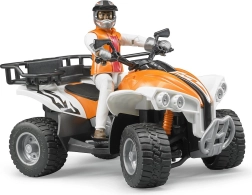 Bruder bworld Quad mit Fahrer 1:16