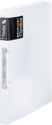 A4-Ordner aus klarem Polypropylen mit 2 Ringen