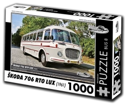 Puzzle Retro-Autos Škoda 706 RTO LUX – Bus 1961, 1000 Teile