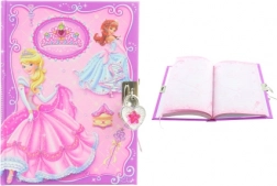 Notizbuch für Prinzessinnen mit Schloss und Schlüsselchen