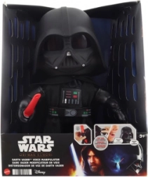 Star Wars Plüschfigur Darth Vader mit leuchtendem Lichtschwert und Stimmverzerrer 27 cm