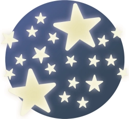 Djeco leuchtende Wandsticker Sterne