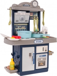 Interaktive Kinderküche mit Licht und Sound, 28 Teile – Blau