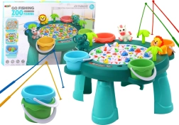 Kinderspiel Fischfang mit Tisch – grün