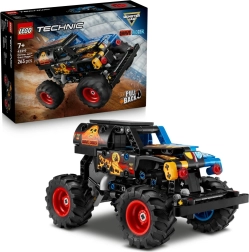 Lego Technic Monster Jam Grave Digger Feuer und Eis – Aufziehmotor-Monstertruck (7+)
