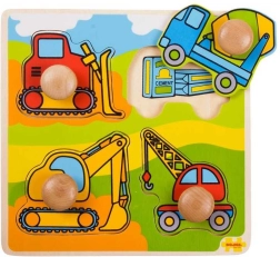 Großes Einlegepuzzle Baumaschinen Bigjigs Toys