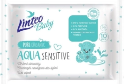 Linteo Baby Aqua Sensitive Feuchttücher für Kinder 10 Stk.