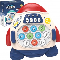 Woopie Pop It elektronische Anti-Stress-Geschicklichkeitsrakete – rot