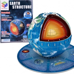 3D-Puzzle Planet Erde - Struktur 50 Teile