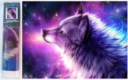 Diamantmalerei Wolfsträume 30x40 cm