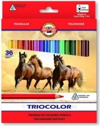 Dreikantige Buntstifte KOH-I-NOOR TRIOCOLOR, 36 Stk.