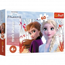 Puzzle 60 Teile Wundervolle Welt von Anna und Elsa