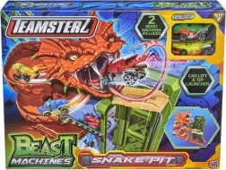 Teamsterz Schlangenbahn mit Piraten-Garage und 2 Autos