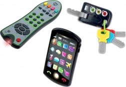 Trio-Set Tech Too – Schlüssel, TV-Fernbedienung und Kinder-Smartphone
