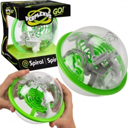 Perplexus Go Spiral 3D-Labyrinth – grüne Kugel