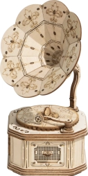 ROBOTIME Rolife 3D Holzpuzzle Grammophon