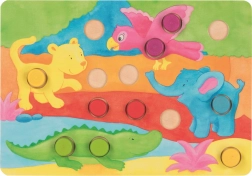 Einlegespeil mit Würfel Farben GOKI