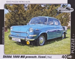 Puzzle Škoda 1000 MB Retro-Auto 40 Teile