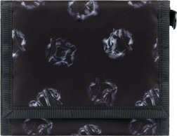 Schwarzes Portemonnaie mit Harry Potter Hogwarts Print