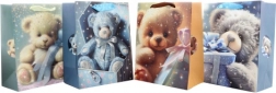 Geschenktasche mit Bärenmotiv, 18 × 23 × 10 cm
