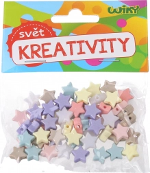 Bunte Perlen Sternchen 15g