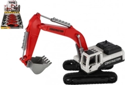 Spielzeug-Baumaschine Raupenbagger aus Kunststoff/Metall