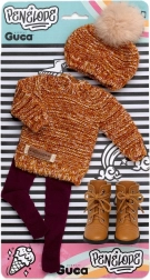 Guca Penelope Outfit für Puppe 34 cm mit Schnürschühchen