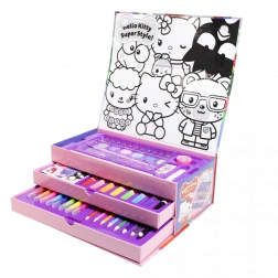 Hello Kitty Kreativbox mit Bastelmaterialien