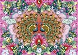 Puzzle Indischer Pfau 1500 Teile