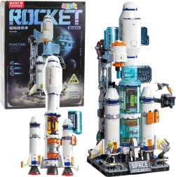 Bausteinset Weltraumrakete und Raumstation, 815 Teile