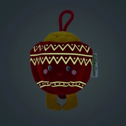 Weihnachtliche Plüschdeko – rosa Elfe Bibbi