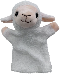 Plüsch-Handpuppe Schaf