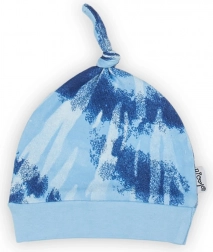 Baby-Beanie aus Baumwolle blau Nicol Tomi