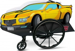 Karnevalkostüm Fahrzeug TRANSFORMERS Bumblebee für Rollstuhl