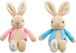 Plysch-Rassel Hase Peter & Flopsy Rosa