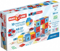Geomag Magicube Words Bildungs-Magnetbaukasten 55 Teile