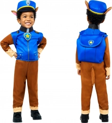 Kinderkostüm Chase aus PAW PATROL für Karneval 98–104 cm (3–4 Jahre)