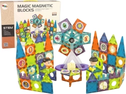 Magnetische 3D-Baublöcke Riesenrad 155 Elemente