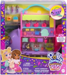 Polly Pocket Katzen-Abenteuerflugzeug