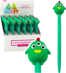 Gelstift Grünes Geschöpf mit Blauer Tinte 17 cm 0,5 mm