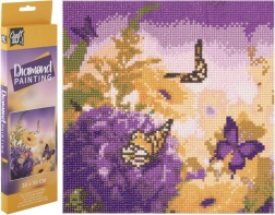 Diamantmalerei Schmetterlingswiese 30 × 30 cm