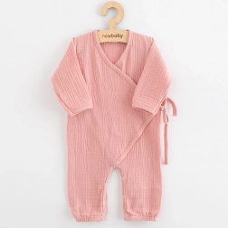 Musselin-Baby-Overall New Baby rosa 74 (6–9 Monate)