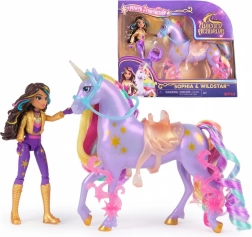 Set Figuren Einhorn Akademie Kleine Puppen Sophia/Gwiazda