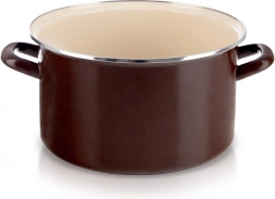 Emaille-Topf Brown 30 cm, 10 l