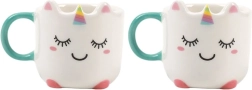 Mini-Espressotassen mit Einhorn 90 ml (2 Stk.)