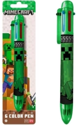 Sechsfarbiger Minecraft-Kugelschreiber